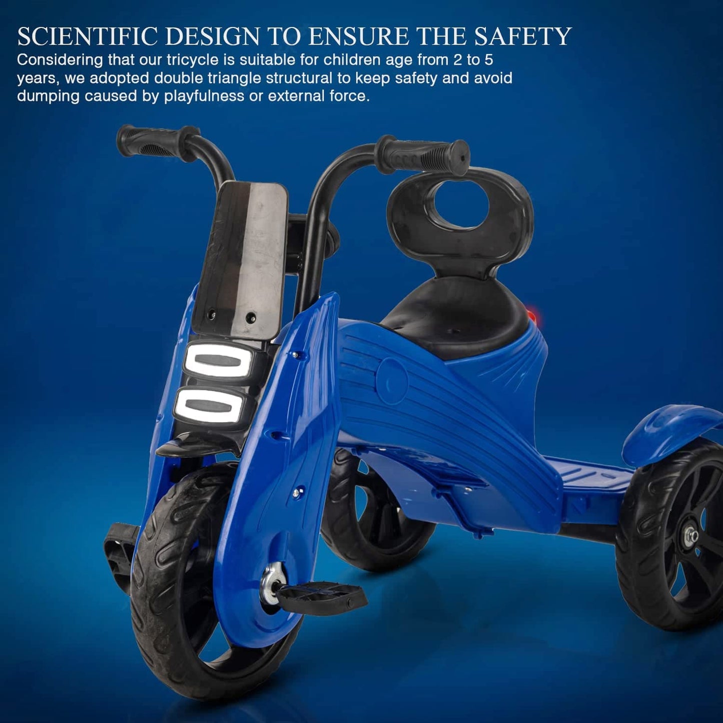 Panda N Torque Kids Tricycles for 18 Months to 5 Years  Old Toddler Bike (Blue)