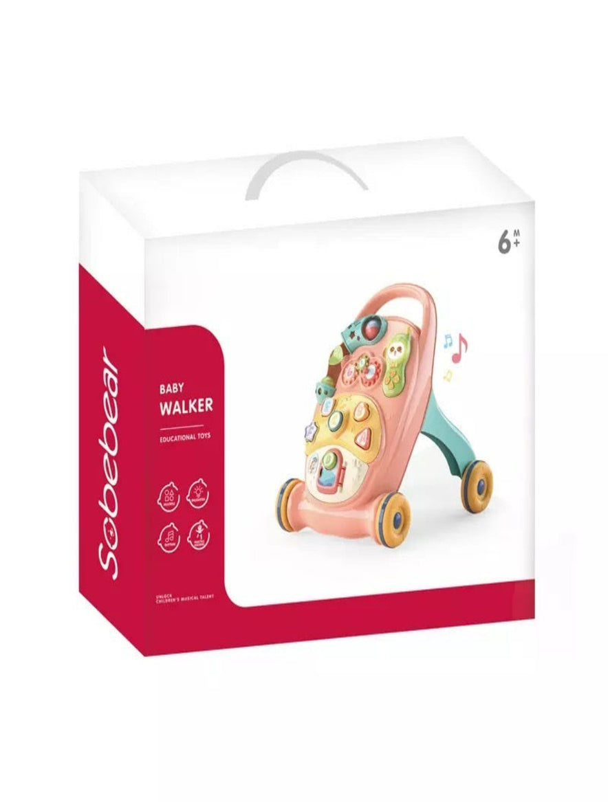 Multifunctional Baby Activity Walker (Pink)
