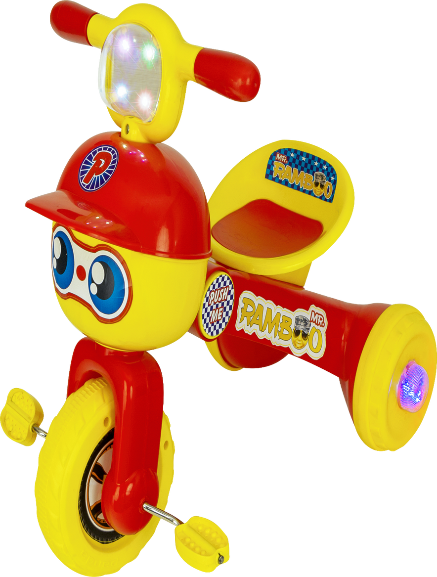 Rambo Tricycle With Light & Music (Red)