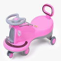 Cooper Train Car Rider with Steering Music & Lights for Girls (Pink)