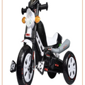 KIDS HARLEY TRICYCLE WITH LIGHT & MUSIC - BLACK