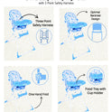 Feeding Chair FB(BLUE)