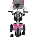 Tricycle with Light, Foldable Canopy and 360 Degree Seat Rotating