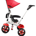 Tricycle with Light, Foldable Canopy and 360 Degree Seat Rotating