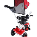 Tricycle with Light, Foldable Canopy and 360 Degree Seat Rotating