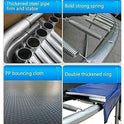 Heavy Duty Jumping Mat Indoor/Outdoor Trampoline with Enclosure Net and Spring Cover Padding