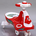 Musical Baby Swing Car With Teddy Face (Red)