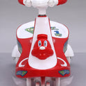 Musical Baby Swing Car With Teddy Face (Red)