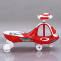 Musical Baby Swing Car With Teddy Face (Red)