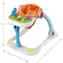 Multifunctional Musical Baby Lion Walker (Multicolor)