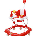 Height Adjustable Musical Walker With Parental Handle (BJ 301-H RED)