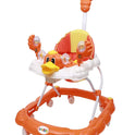 Height Adjustable Musical Walker With Parental Handle (BJ 305-H ORANGE)