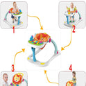 Multifunctional Musical Baby 4-IN-1 LION Walker (Multicolor)