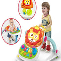 Multifunctional Musical Baby Lion Walker (Multicolor)