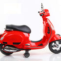 KIDS BATTERY OPERATED VESPA SCOTTER