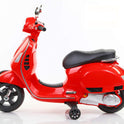 KIDS BATTERY OPERATED VESPA SCOTTER