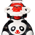 Musical Big Panda Swing Car With Storage Basket (Black & White)