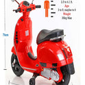 KIDS BATTERY OPERATED VESPA SCOTTER