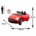 Battery Operated Car Z4 (RED)-12V