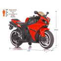 Battery Operated Ride On Bike R1 (RED)-12v
