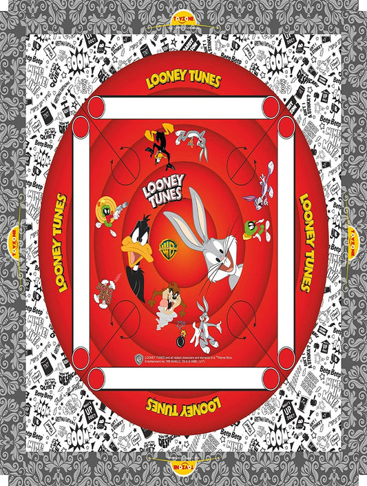 LOONEY TUNES Carrom Board with Ludo Game