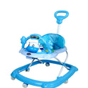 Musical Walker With Adjustable Height & Parental Handle - BLUE