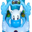 Musical Walker With Adjustable Height & Parental Handle - BLUE