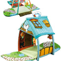 Baby Tunnel House Activity Gym Crawling Mat - MULTICOLOR