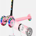 Trendy Skate Scooter With Foldable Handle - Pink
