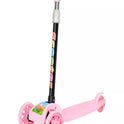 Trendy Skate Scooter With Foldable Handle - Pink