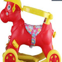 Rider cum Rocker Musical Derby Horse (Red)
