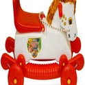 RIDER CUM ROCKER Mongolian Horse (Multicolor)